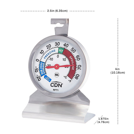 Nhiệt Kế Tủ Lạnh Tủ Đông CDN RFT1 -20 Đến 80°F