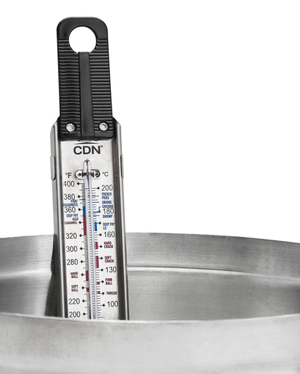 Nhiệt Kế Kẹo & Chiên Ngập Dầu CDN TCG400 100-400°F Ống Thủy Tinh