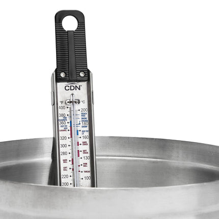 Nhiệt Kế Kẹo & Chiên Ngập Dầu CDN TCG400 100-400°F Ống Thủy Tinh