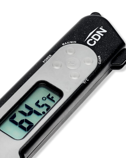 Nhiệt Kế Điện Tử Cặp Nhiệt Gập CDN, -58 Đến 572°F, Màu Đen (TCT572-BK)