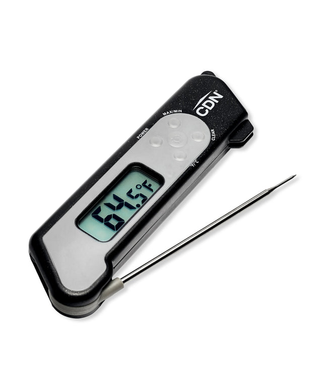 Nhiệt Kế Điện Tử Cặp Nhiệt Gập CDN, -58 Đến 572°F, Màu Đen (TCT572-BK)