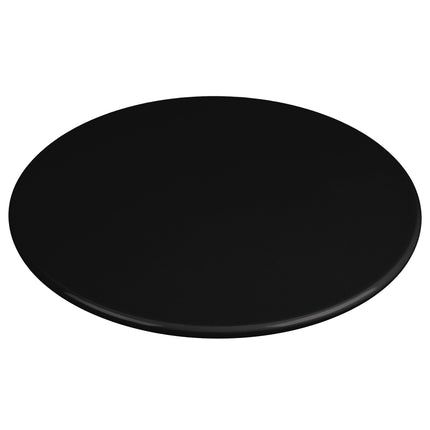 Đĩa đế cao melamine đen phẳng Elite Global Solutions M7PL On a Pedestal 18 cm