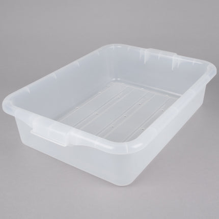 Bộ hộp đựng thực phẩm kèm khay thoát nước và nắp màu trong suốt Vollrath Traex® Color-Mate™ 1551-C13 57,1 x 39,7 x 19,1 