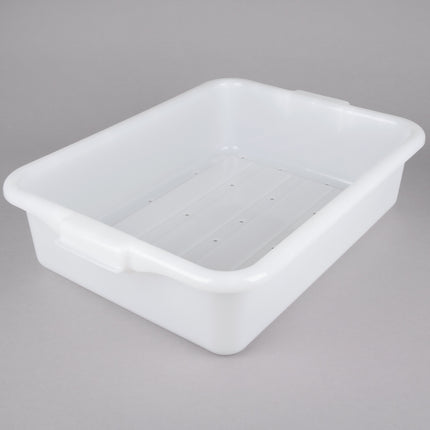 Bộ hộp đựng thực phẩm kèm khay thoát nước và nắp màu trắng Vollrath Traex® Color-Mate™ 1551-C05 57,1 x 39,7 x 19,1 cm - 