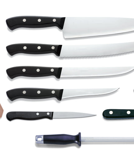 Khối Gỗ Đựng Dao F.DICK Superior 9 Món