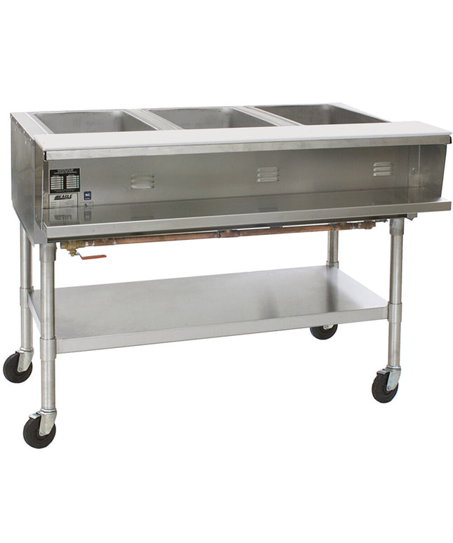 Bàn hâm nóng thức ăn di động 3 khay Eagle Group SPHT3 hộc kín - 120V