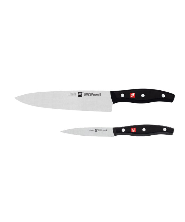 Bộ Dao Zwilling 1011720 Dao Gọt & Dao Đầu Bếp Thép Không Gỉ Carbon Cao Cán Nhựa Đen