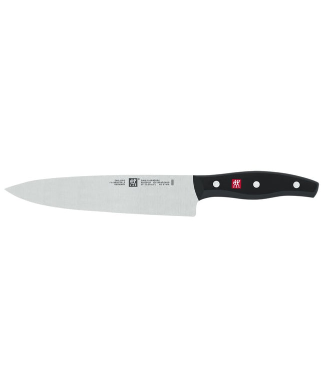 Dao Bếp Trưởng Zwilling 1011727 20.3 cm Tay Cầm Nhựa Đen Thép Không Gỉ Carbon Cao