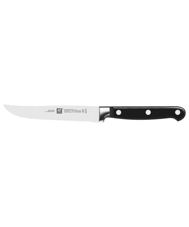 Dao Bít Tết Zwilling 1001504 11.4 cm Cán Nhựa Đen Thép Không Gỉ Carbon Cao
