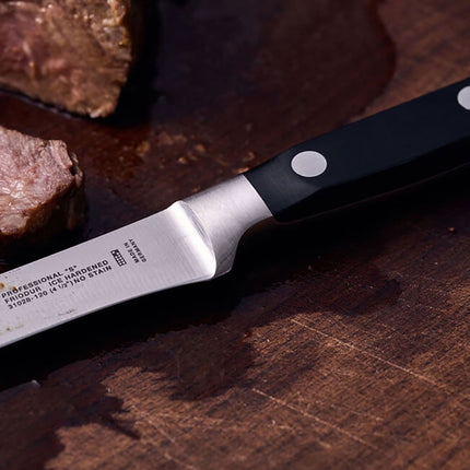 Dao Bít Tết Zwilling 1001504 11.4 cm Cán Nhựa Đen Thép Không Gỉ Carbon Cao