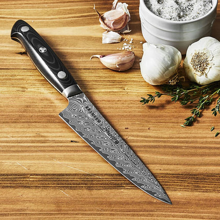 Dao Chuẩn Bị Zwilling 1019616 14 cm Tay Cầm Micarta Vải Lanh Đen Thép Không Gỉ Carbide