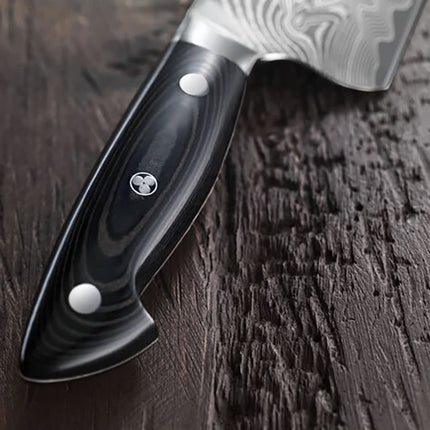 Dao Bếp Trưởng Zwilling 1019619 15.2 cm Tay Cầm Micarta Vải Lanh Đen Thép Không Gỉ Carbide