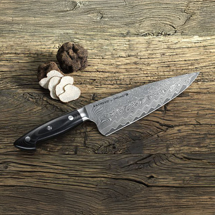 Dao Bếp Trưởng Zwilling 1019619 15.2 cm Tay Cầm Micarta Vải Lanh Đen Thép Không Gỉ Carbide