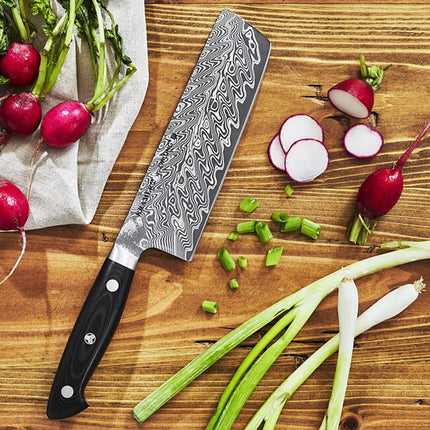 Dao Nakiri Zwilling 1019628 16.5 cm Cán Micarta Vải Đen, Thép Không Gỉ Carbide