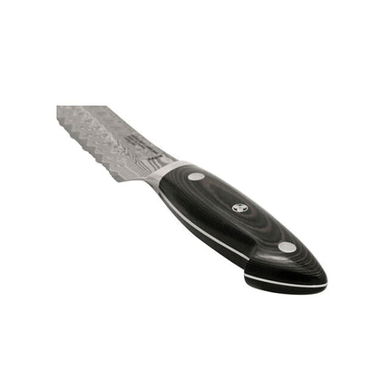 Dao Cắt Bánh Mì Zwilling 1019631 25.4 cm Cán Micarta Vải Đen, Thép Không Gỉ Carbide