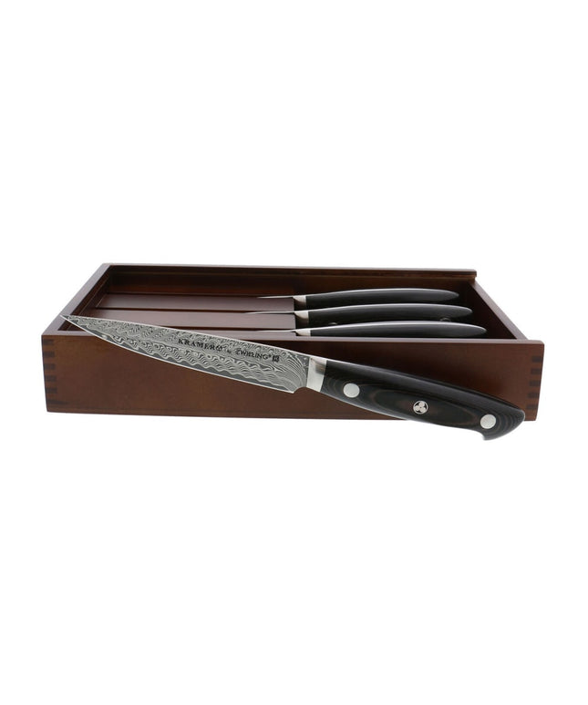 Dao Bít Tết Zwilling 1021701 Tay Cầm Black Linen Micarta Thép Không Gỉ Carbide