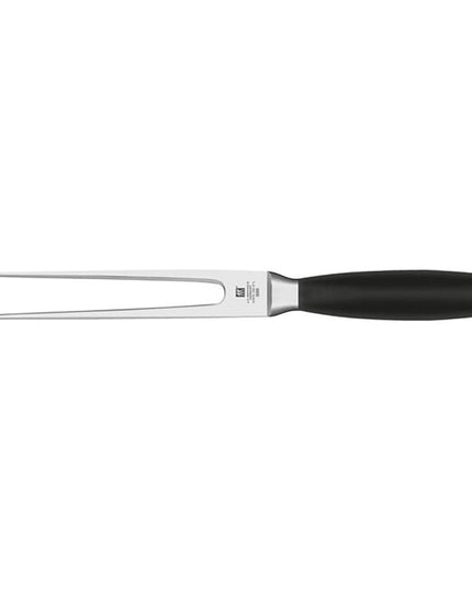 Bộ Dao Thái Và Nĩa Zwilling 1002226 Thép Không Gỉ Carbon Cao Tay Cầm Nhựa Đen