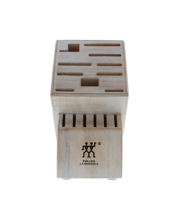 Giá Để Dao Zwilling 1018579 16 Khe Gỗ Tần Bì Trắng Mộc Mạc