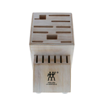 Giá Để Dao Zwilling 1018579 16 Khe Gỗ Tần Bì Trắng Mộc Mạc