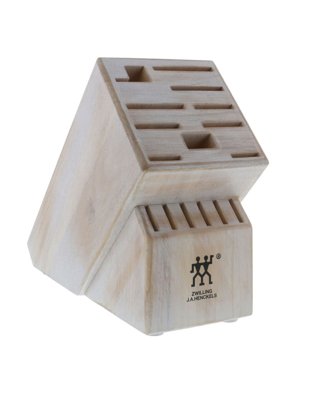 Giá Để Dao Zwilling 1018579 16 Khe Gỗ Tần Bì Trắng Mộc Mạc