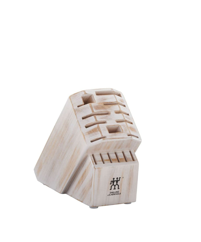 Giá Để Dao Zwilling 1018581 16 Khe Gỗ Cứng Trắng Mộc Mạc