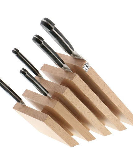 Giá Để Dao Nam Châm Gỗ Sồi Nghiêng Zwilling 1018623 10 Ngăn Màu Tự Nhiên