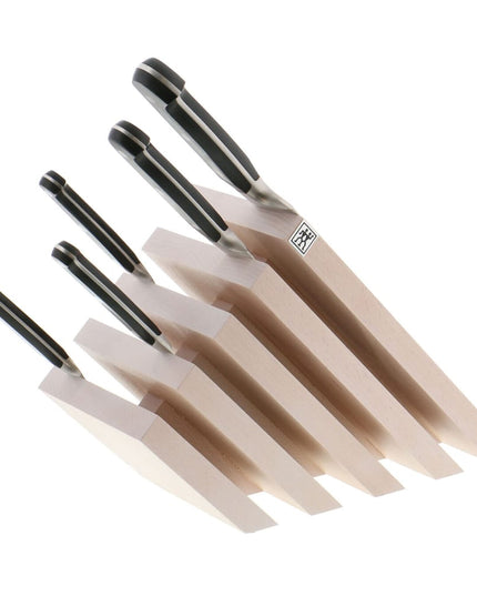 Giá Để Dao Nam Châm Gỗ Sồi Nghiêng Zwilling 1018624 10 Ngăn Màu Trắng