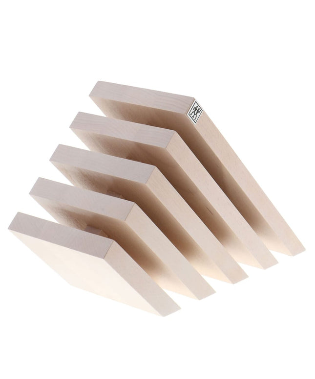 Giá Để Dao Nam Châm Gỗ Sồi Nghiêng Zwilling 1018624 10 Ngăn Màu Trắng