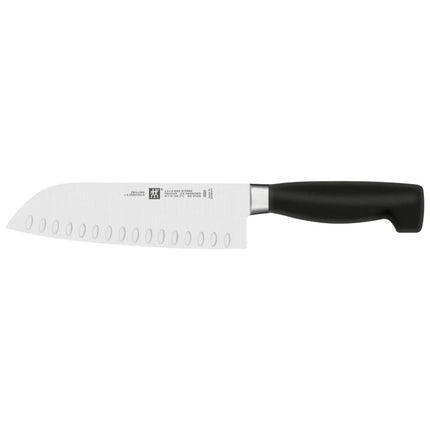 Bộ Dao Zwilling 1018643 Four Star 8 Món Kèm Khối Gỗ Óc Chó Tự Mài