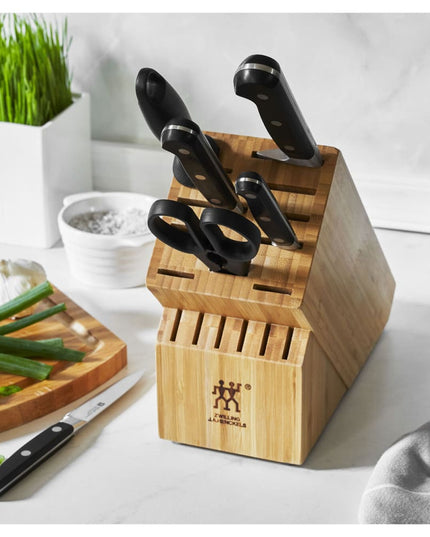 Bộ Dao 7 Món Zwilling Professional S 1018713 Khối Gỗ Bạch Dương