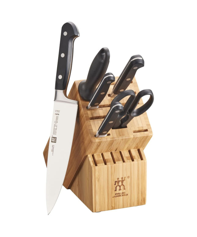 Bộ Dao 7 Món Zwilling Professional S 1018713 Khối Gỗ Bạch Dương