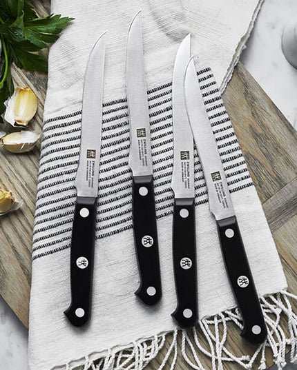 Dao Cắt Bít Tết Zwilling 1010267 12.7 cm Tay Cầm Nhựa Đen Thép Không Gỉ Carbon Cao