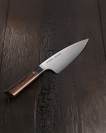 Dao Santoku Zwilling 1019102 17.8 cm Cán Pakkawood Nâu Thép Carbide