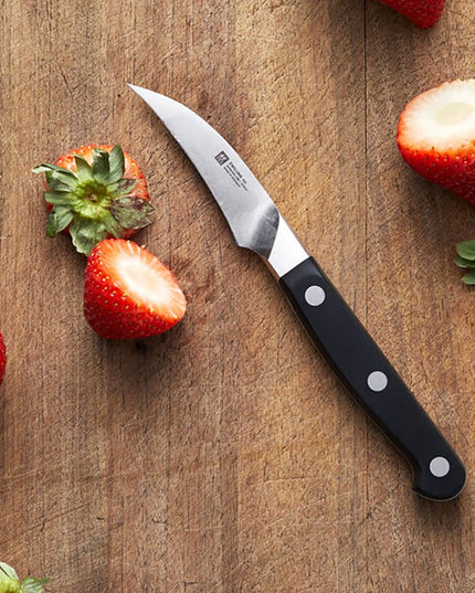 Dao Gọt Vỏ Zwilling 1002736 7 cm Cán Nhựa Đen Thép Không Gỉ Carbon Cao