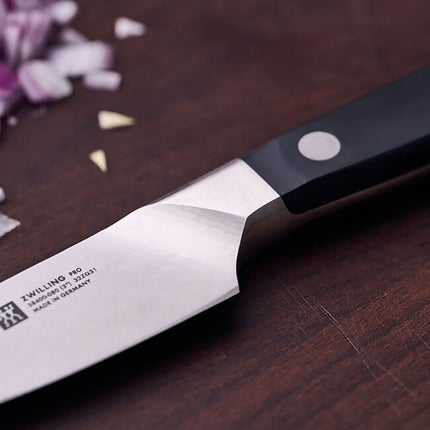 Dao Gọt Zwilling 1002740 7.6 cm Cán Nhựa Đen Thép Không Gỉ Carbon Cao