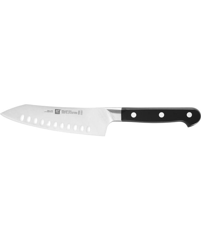 Dao Santoku Zwilling 1002862 14 cm Tay Cầm Nhựa Đen Thép Không Gỉ Carbon Cao