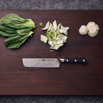 Dao Zwilling 1002865 Nakiri 16.5 cm Cán Nhựa Đen, Thép Không Gỉ Carbon Cao