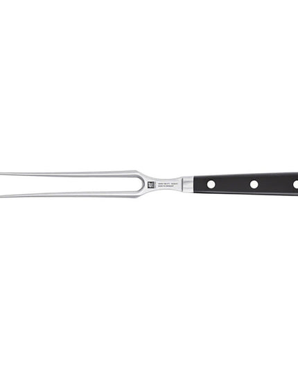 Bộ Dao Thái Và Nĩa Zwilling 1002867 Thép Không Gỉ Carbon Cao Tay Cầm Nhựa Đen