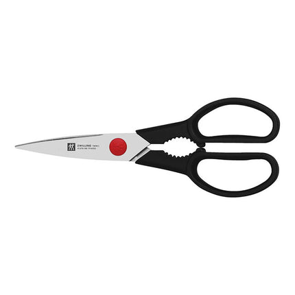Bộ Dao Zwilling 1019124 7 Món Kèm Thanh Treo - Thép Không Gỉ Carbon Cao, Cán Nhựa Đen