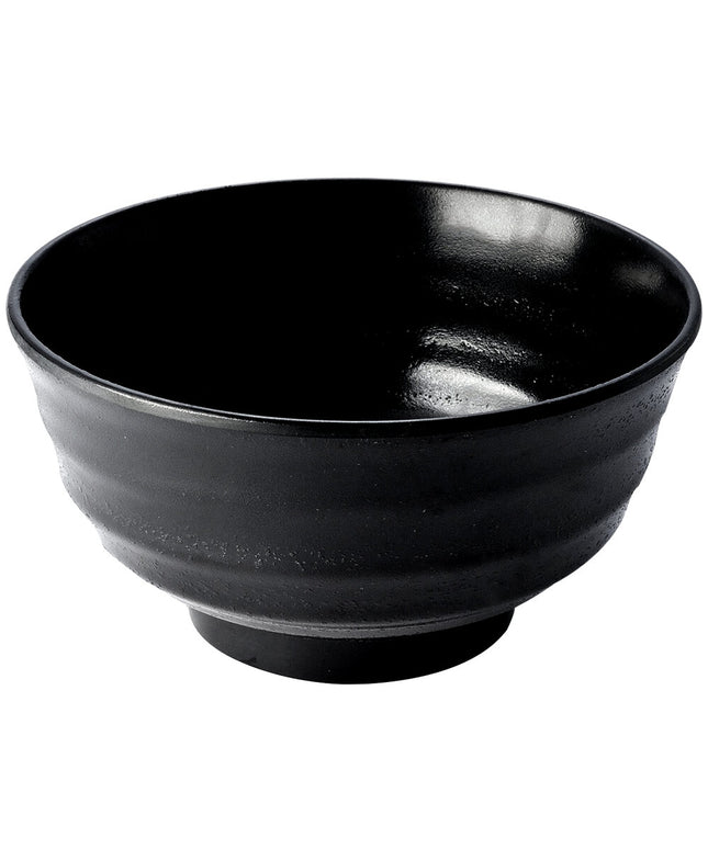 Tô melamine đen Elite Global Solutions Zen JW1105 385 ml - Thùng 6 cái