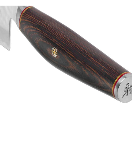 Dao Santoku Miyabi 1001978 17.8 cm Cán Pakkawood Nâu Thép Carbide