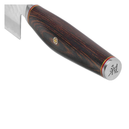 Dao Santoku Miyabi 1001978 17.8 cm Cán Pakkawood Nâu Thép Carbide