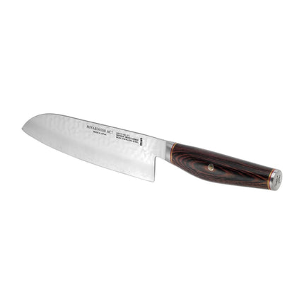 Dao Santoku Miyabi 1001978 17.8 cm Cán Pakkawood Nâu Thép Carbide