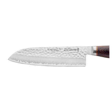Dao Santoku Miyabi 1001978 17.8 cm Cán Pakkawood Nâu Thép Carbide