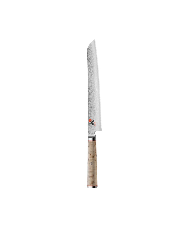 Dao Cắt Bánh Mì Miyabi 34376-233 23 cm Cán Gỗ Bạch Dương, Thép Không Gỉ Carbide