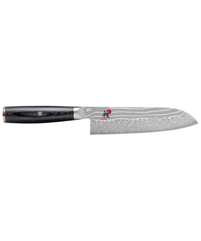 Dao Santoku Miyabi 1019592 17.8 cm Cán Pakkawood Đen Thép Carbide Không Gỉ