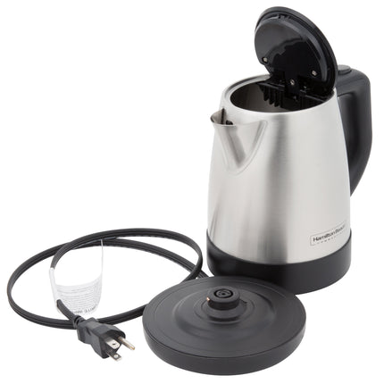 Ấm đun nước siêu tốc inox Hamilton Beach HKE110 1 lít - 120V, 1200W