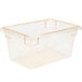 Hộp đựng thực phẩm nhựa polycarbonate Cambro Camwear 12189CW464 46 x 30 x 23 cm màu vàng an toàn