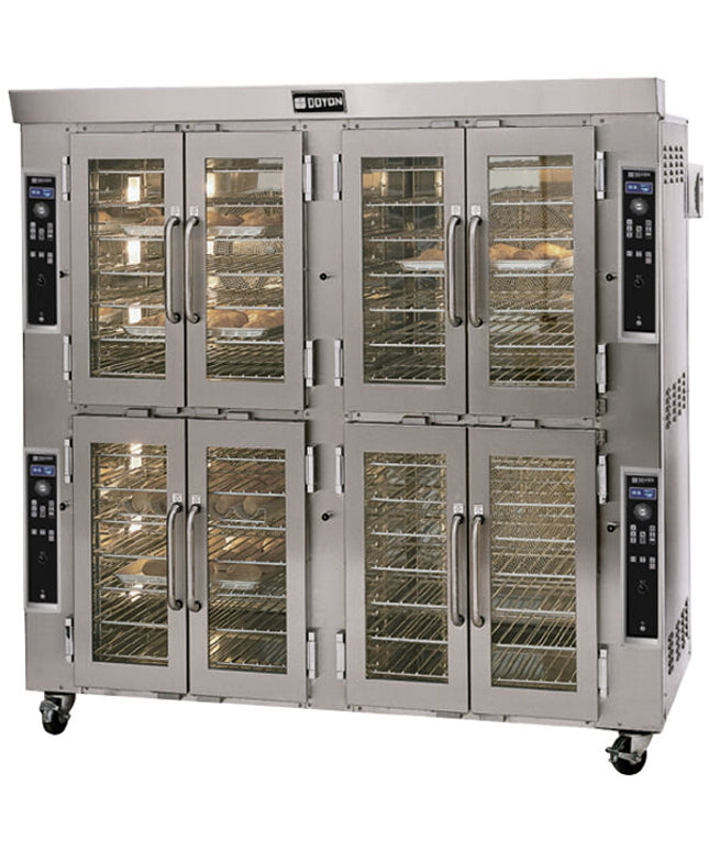 Lò nướng đối lưu tiệm bánh Doyon JA28G Jet Air dùng gas tự nhiên hai tầng - 208V, 260.000 BTU
