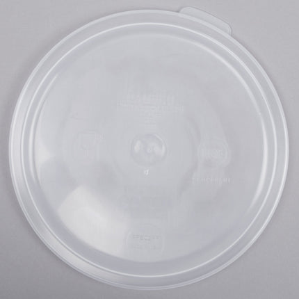Nắp hộp đựng thực phẩm nhựa PP tròn trong mờ Cambro 1,9 và 3,8 lít - Thùng 12 cái